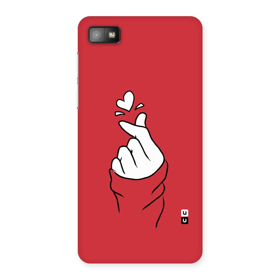 Korean Love Sign Back Case for Blackberry Z10