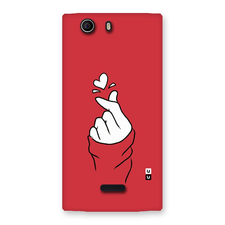 Korean Love Sign Back Case for Canvas Nitro 2 E311