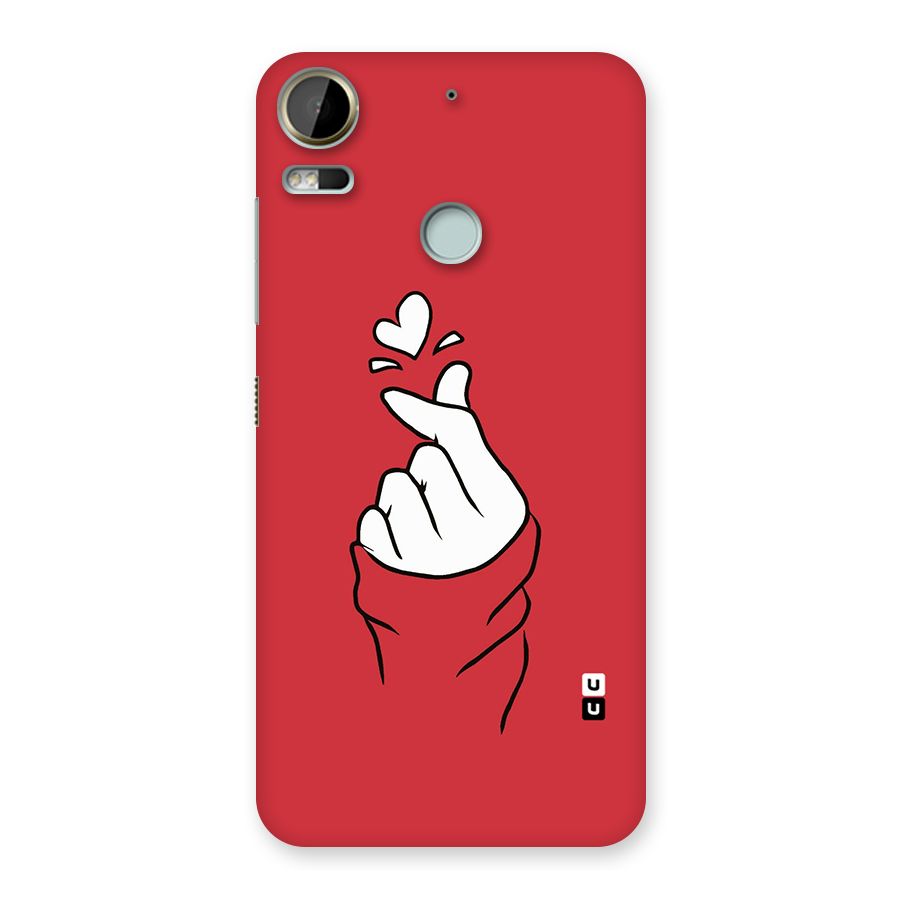 Korean Love Sign Back Case for Desire 10 Pro