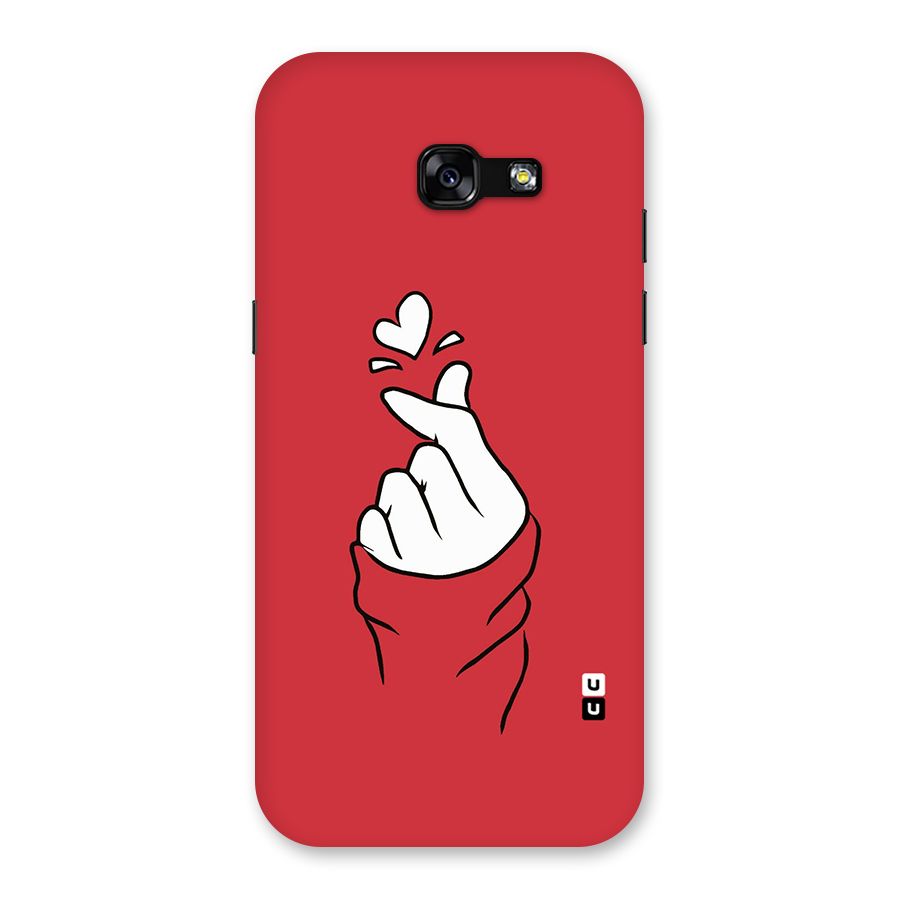 Korean Love Sign Back Case for Galaxy A5 2017