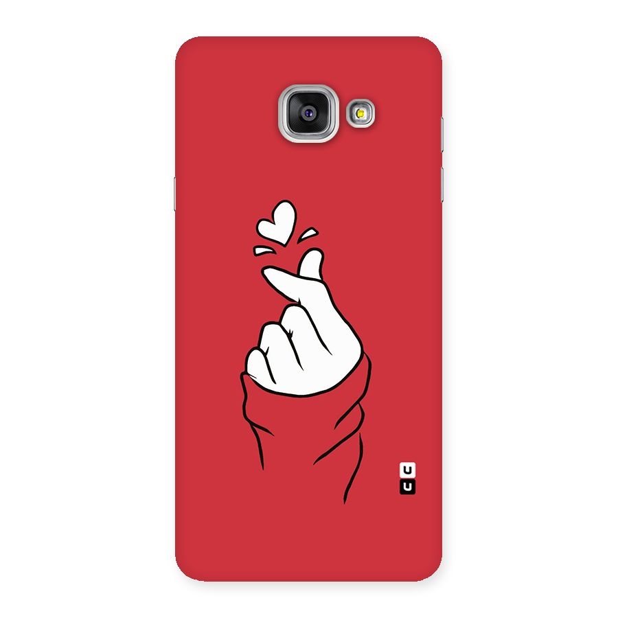 Korean Love Sign Back Case for Galaxy A7 2016