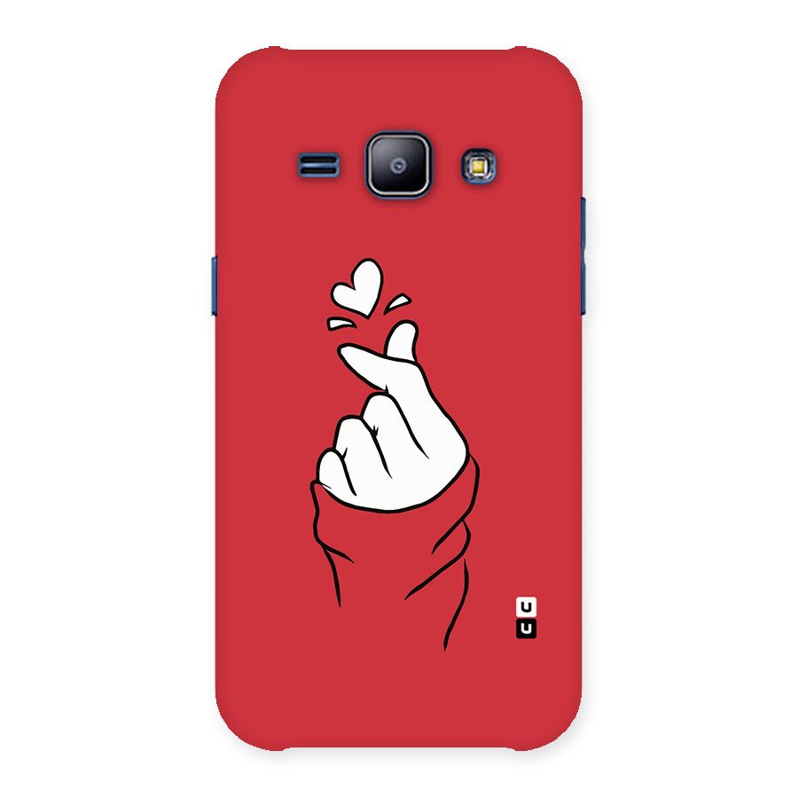 Korean Love Sign Back Case for Galaxy J1