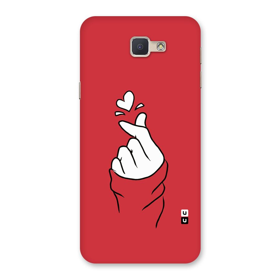 Korean Love Sign Back Case for Galaxy J5 Prime