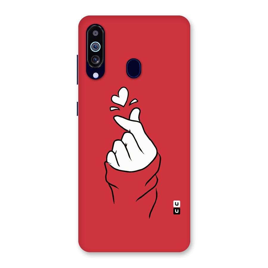 Korean Love Sign Back Case for Galaxy M40