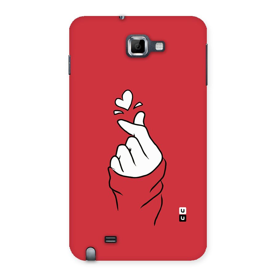 Korean Love Sign Back Case for Galaxy Note