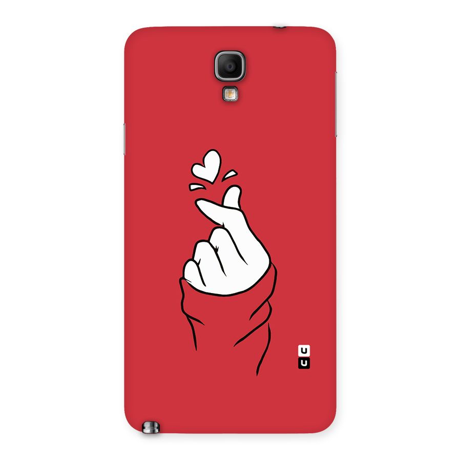 Korean Love Sign Back Case for Galaxy Note 3 Neo