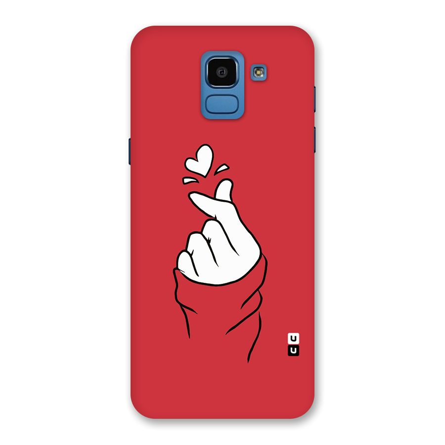 Korean Love Sign Back Case for Galaxy On6