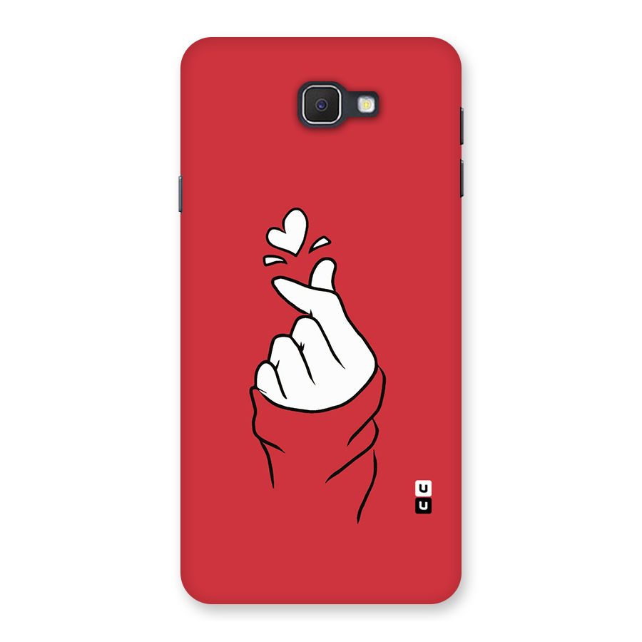Korean Love Sign Back Case for Galaxy On7 2016
