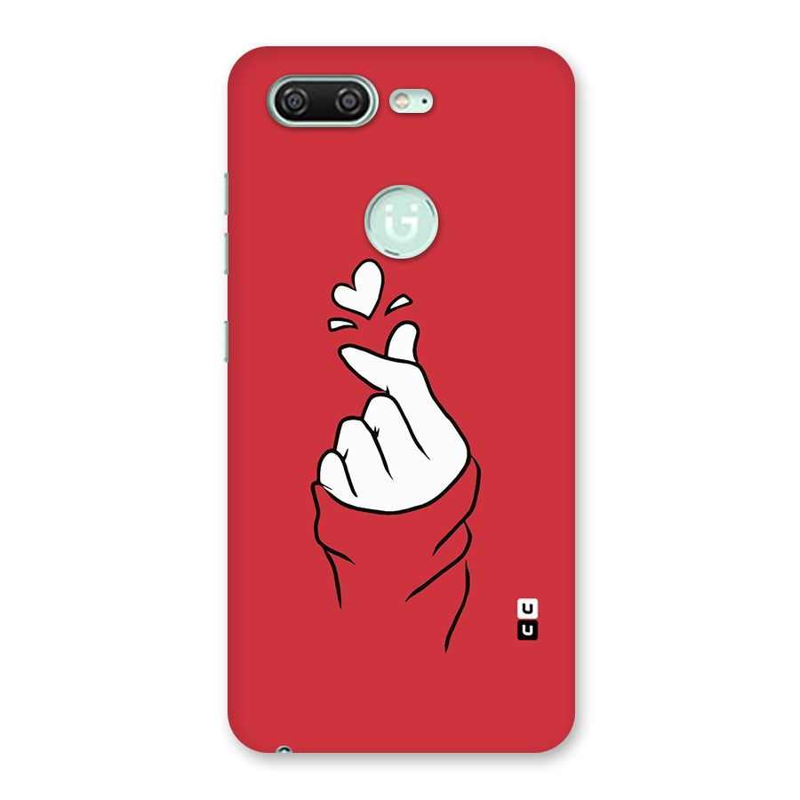 Korean Love Sign Back Case for Gionee S10