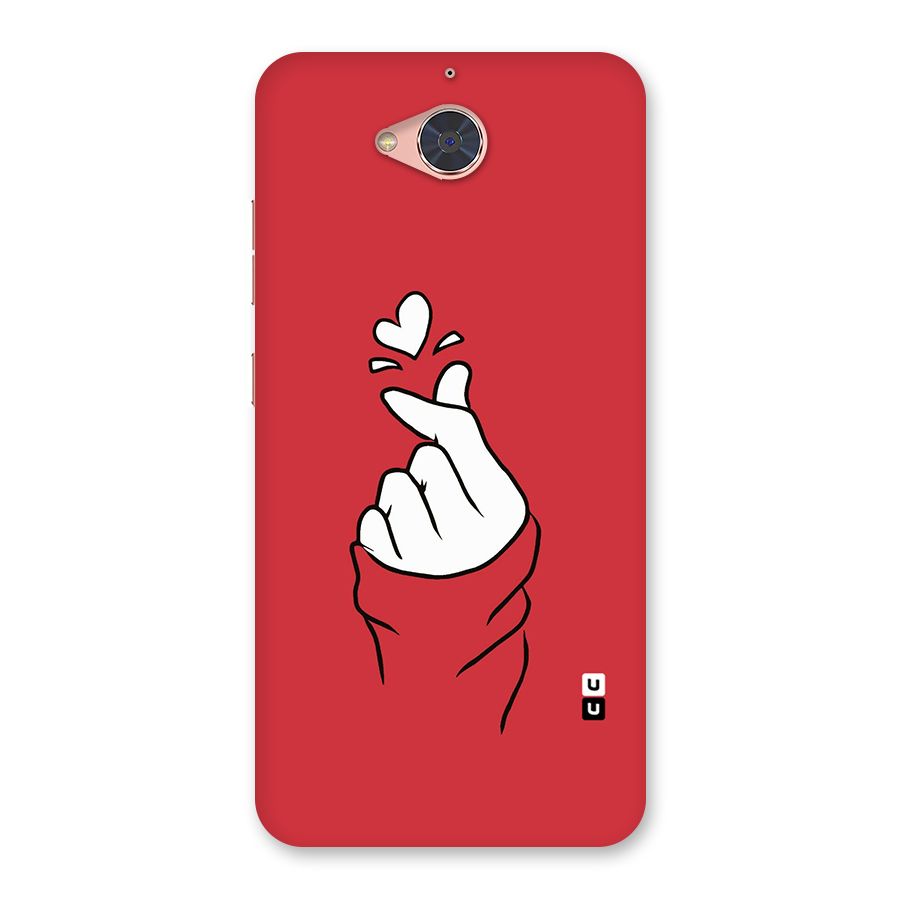 Korean Love Sign Back Case for Gionee S6 Pro
