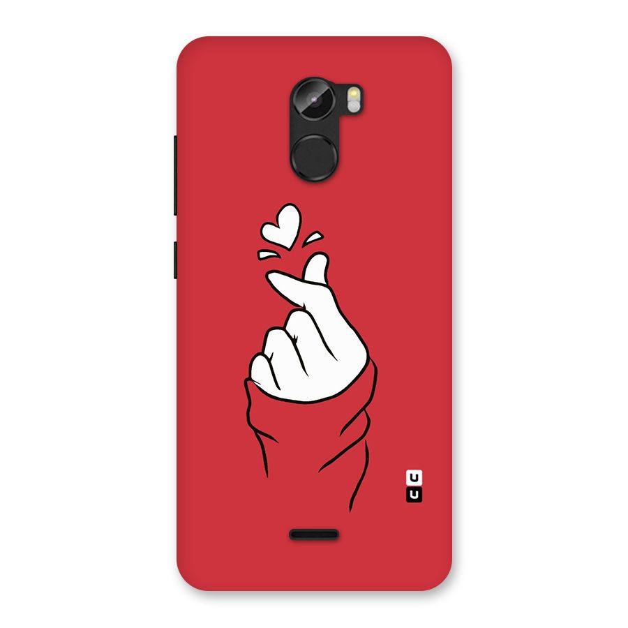 Korean Love Sign Back Case for Gionee X1