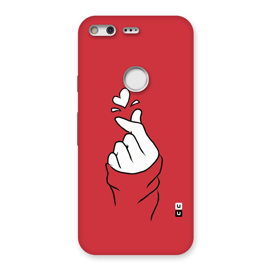 Korean Love Sign Back Case for Google Pixel