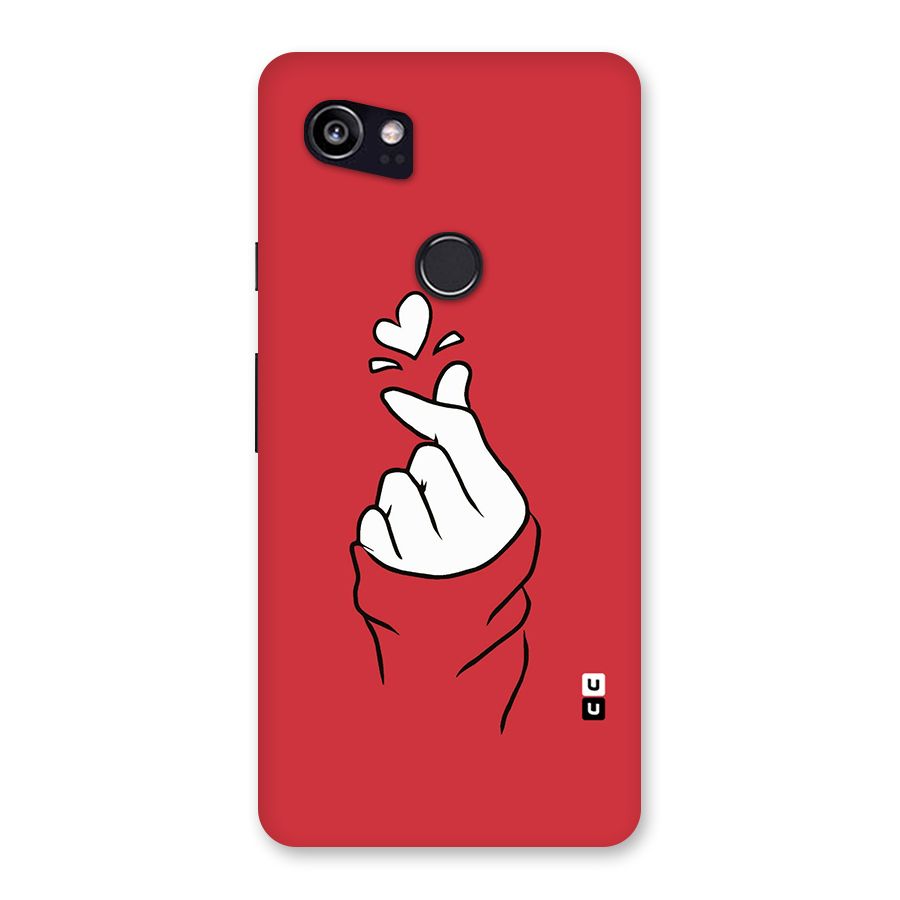 Korean Love Sign Back Case for Google Pixel 2 XL
