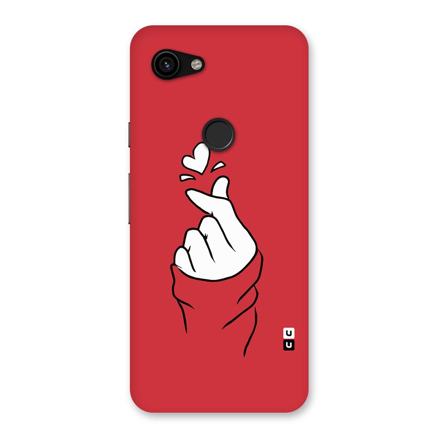 Korean Love Sign Back Case for Google Pixel 3a