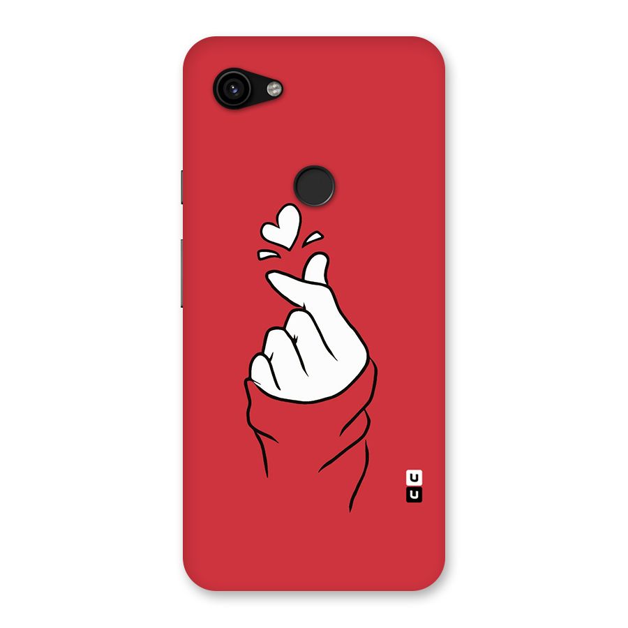 Korean Love Sign Back Case for Google Pixel 3a XL