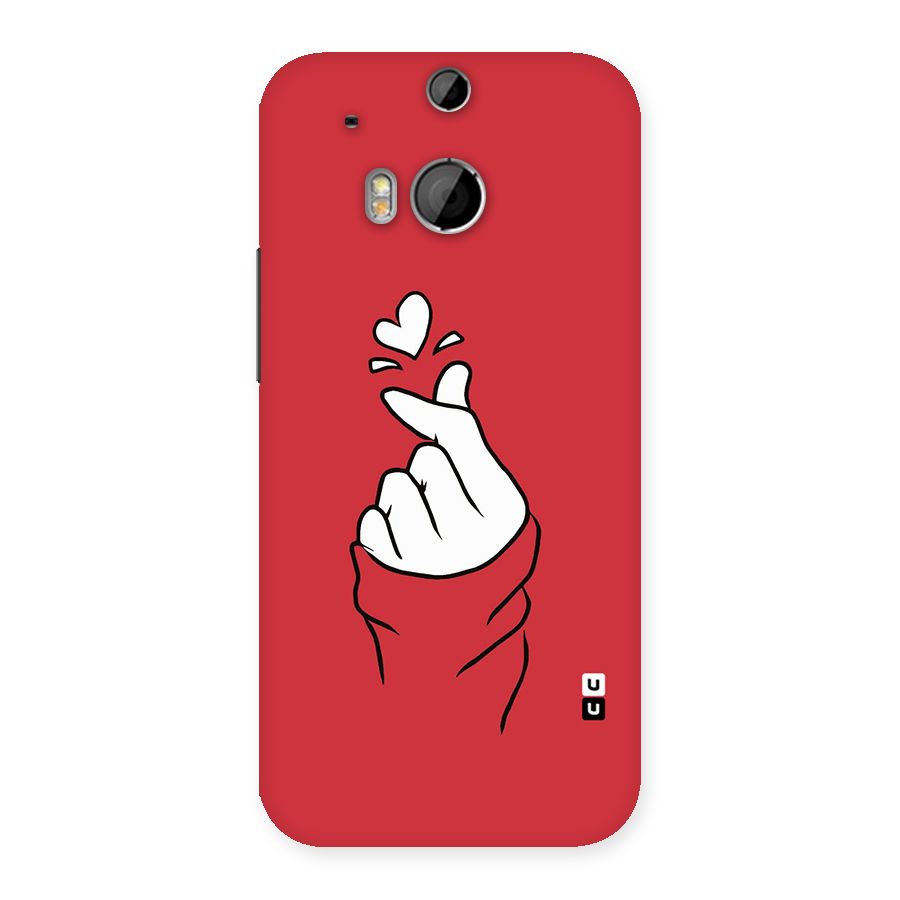 Korean Love Sign Back Case for HTC One M8