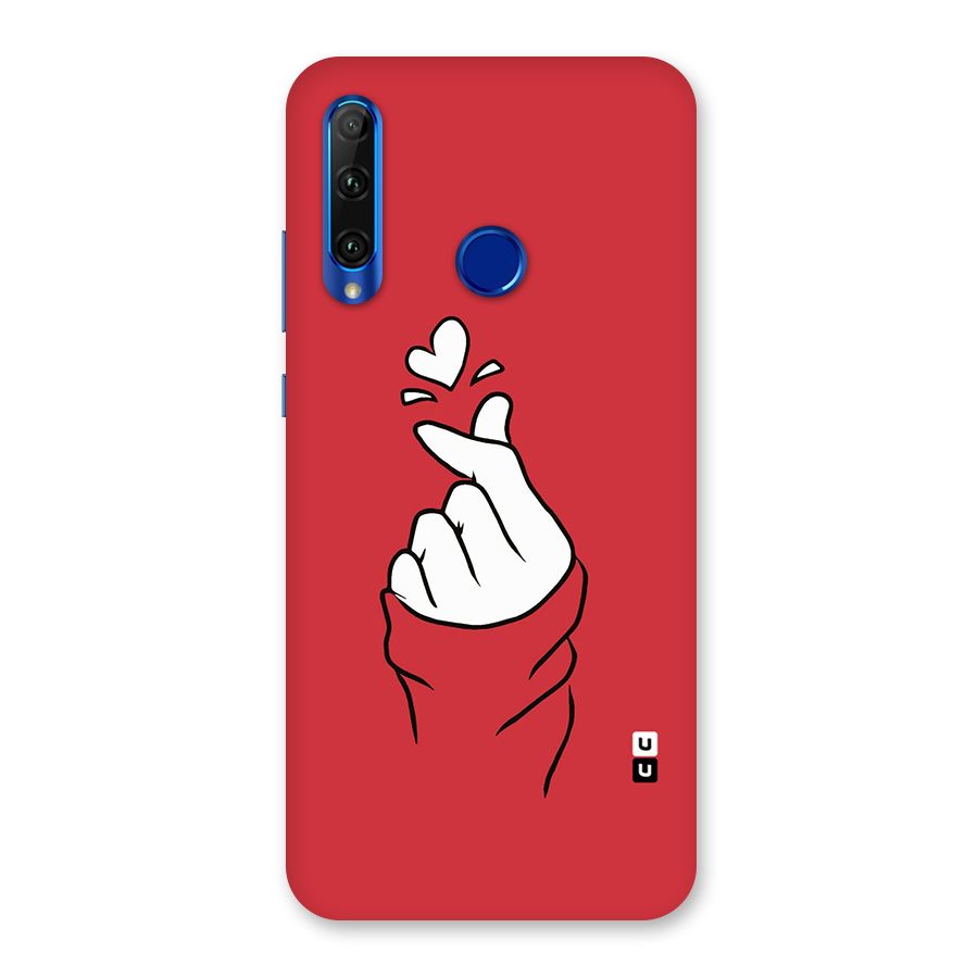 Korean Love Sign Back Case for Honor 20i