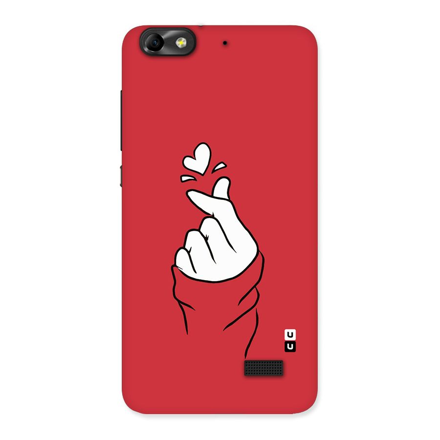 Korean Love Sign Back Case for Honor 4C
