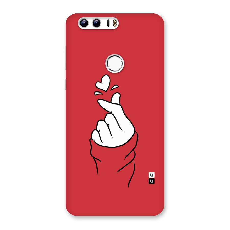 Korean Love Sign Back Case for Honor 8