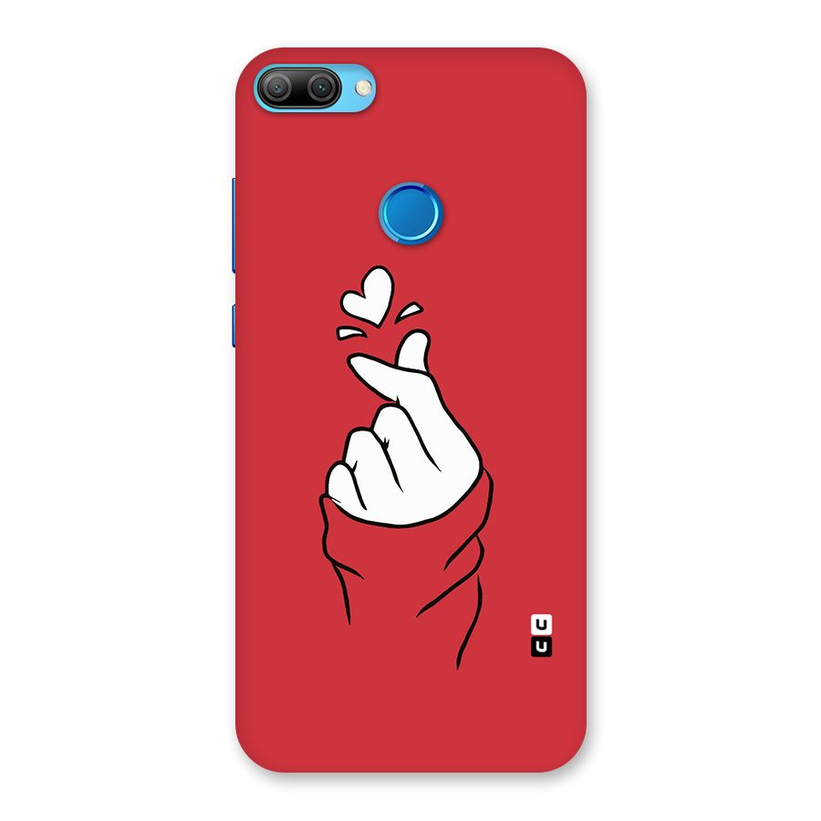 Korean Love Sign Back Case for Honor 9N