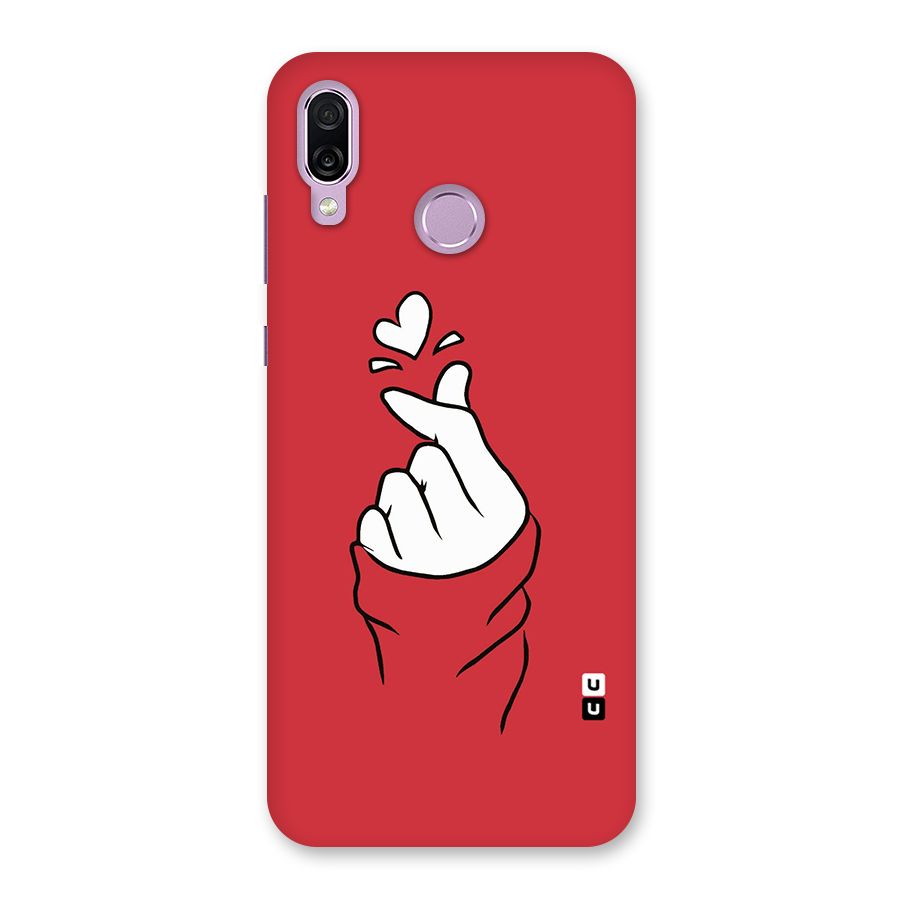 Korean Love Sign Back Case for Honor Play