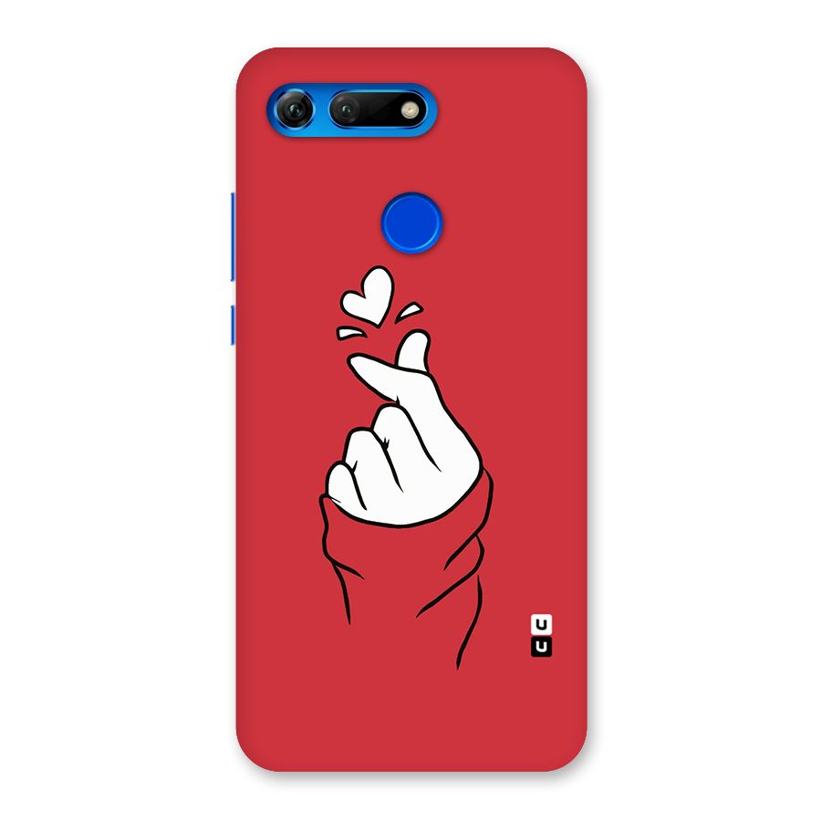 Korean Love Sign Back Case for Honor View 20
