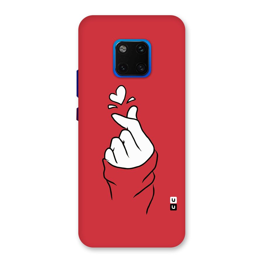 Korean Love Sign Back Case for Huawei Mate 20 Pro