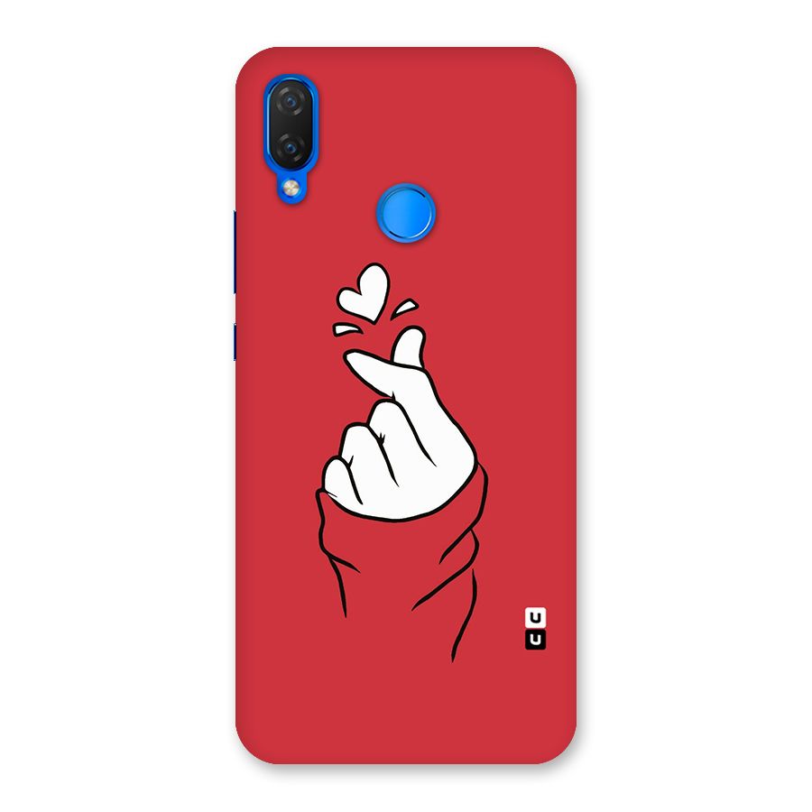 Korean Love Sign Back Case for Huawei P Smart+