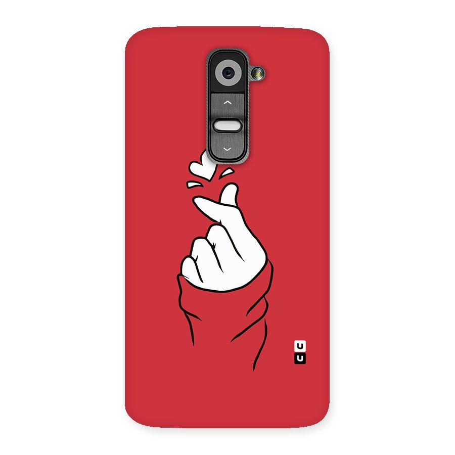 Korean Love Sign Back Case for LG G2