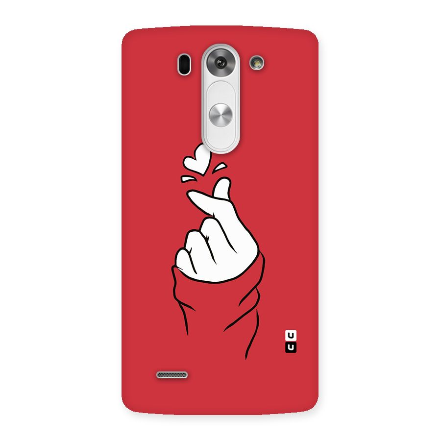 Korean Love Sign Back Case for LG G3 Mini