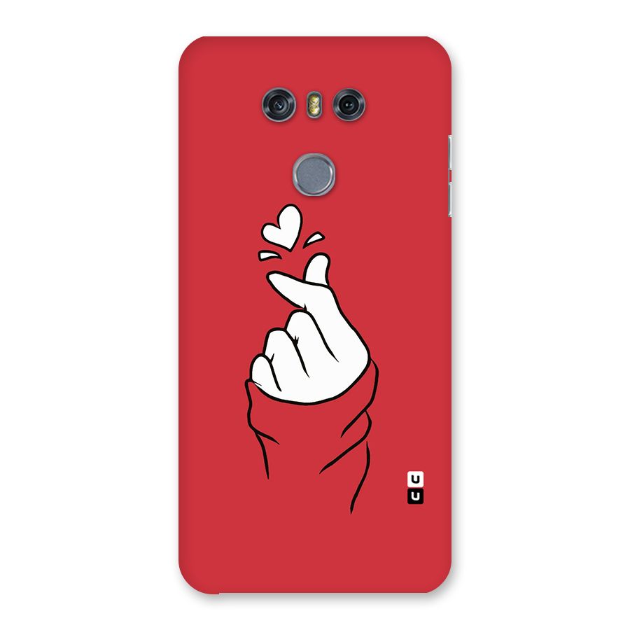 Korean Love Sign Back Case for LG G6