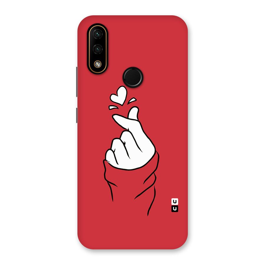 Korean Love Sign Back Case for Lenovo A6 Note