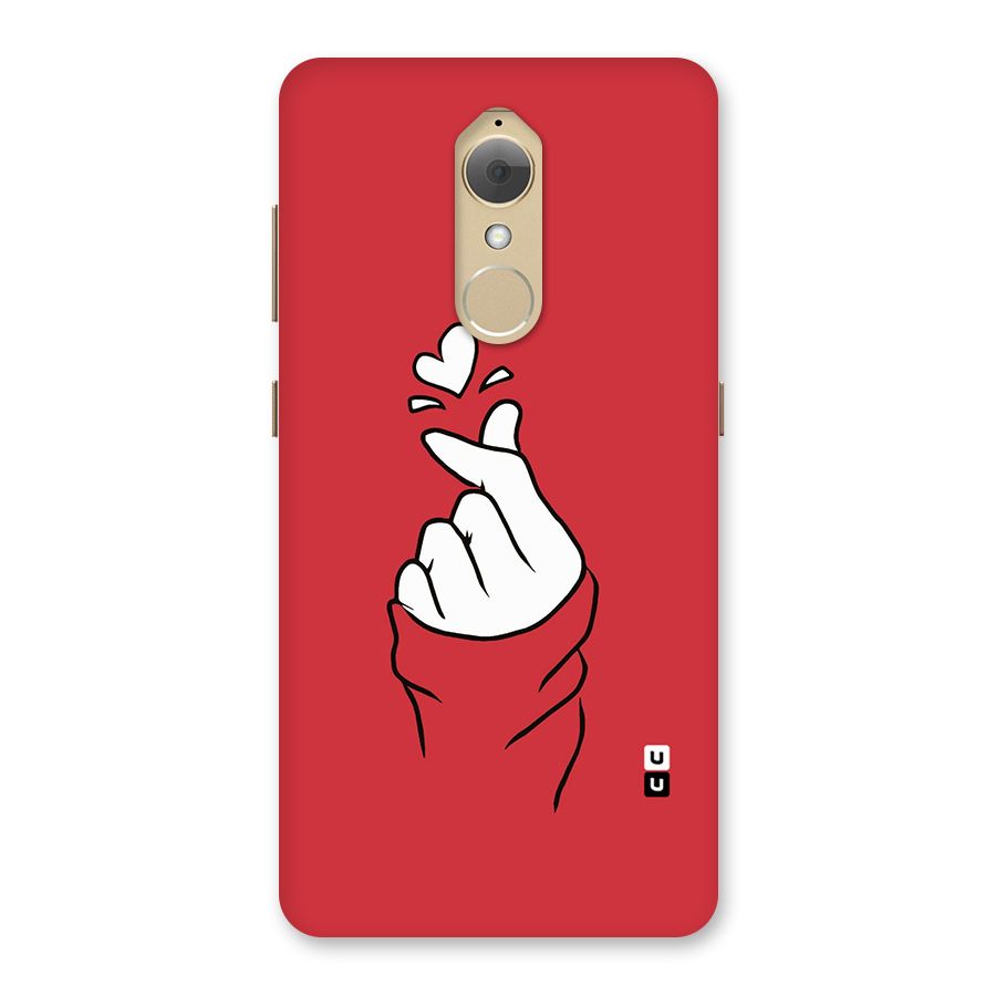 Korean Love Sign Back Case for Lenovo K8