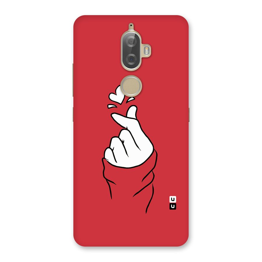 Korean Love Sign Back Case for Lenovo K8 Plus