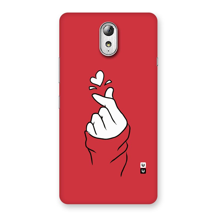 Korean Love Sign Back Case for Lenovo Vibe P1M