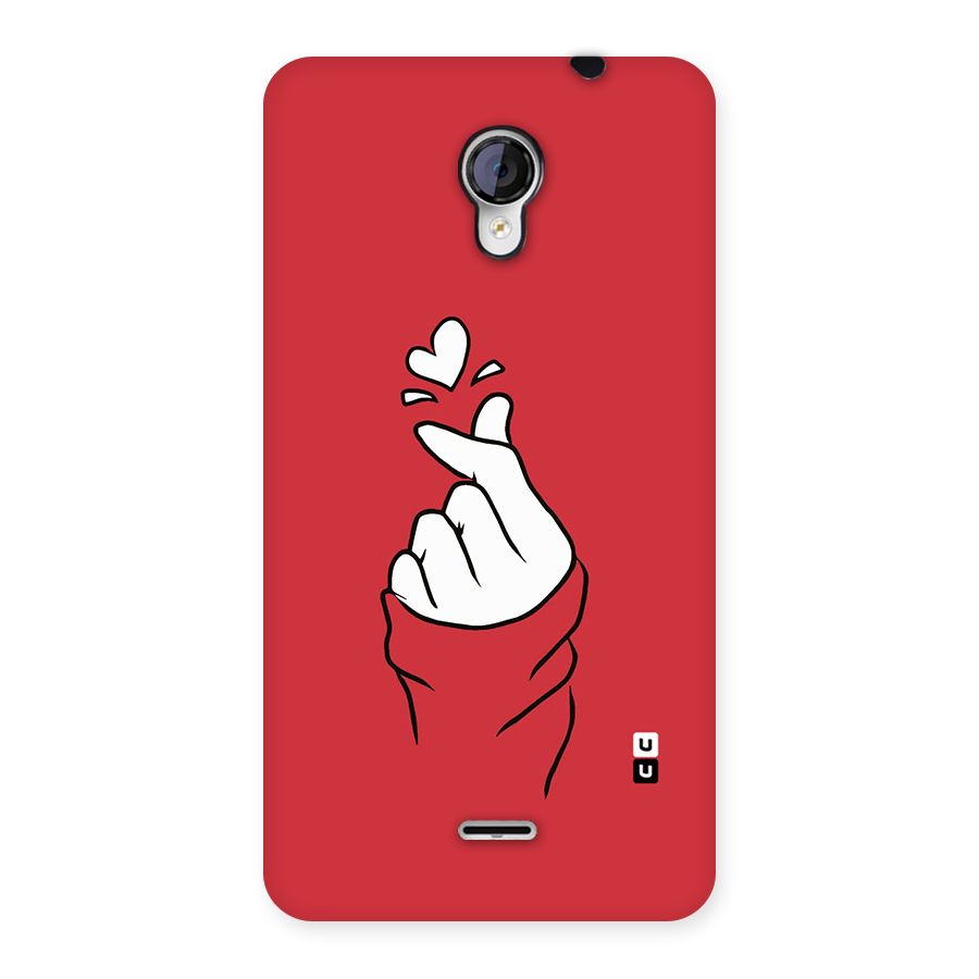 Korean Love Sign Back Case for Micromax Unite 2 A106