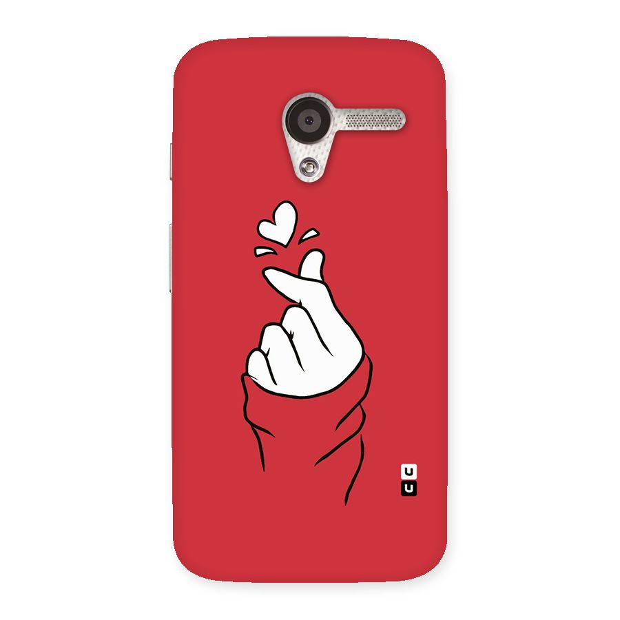 Korean Love Sign Back Case for Moto X