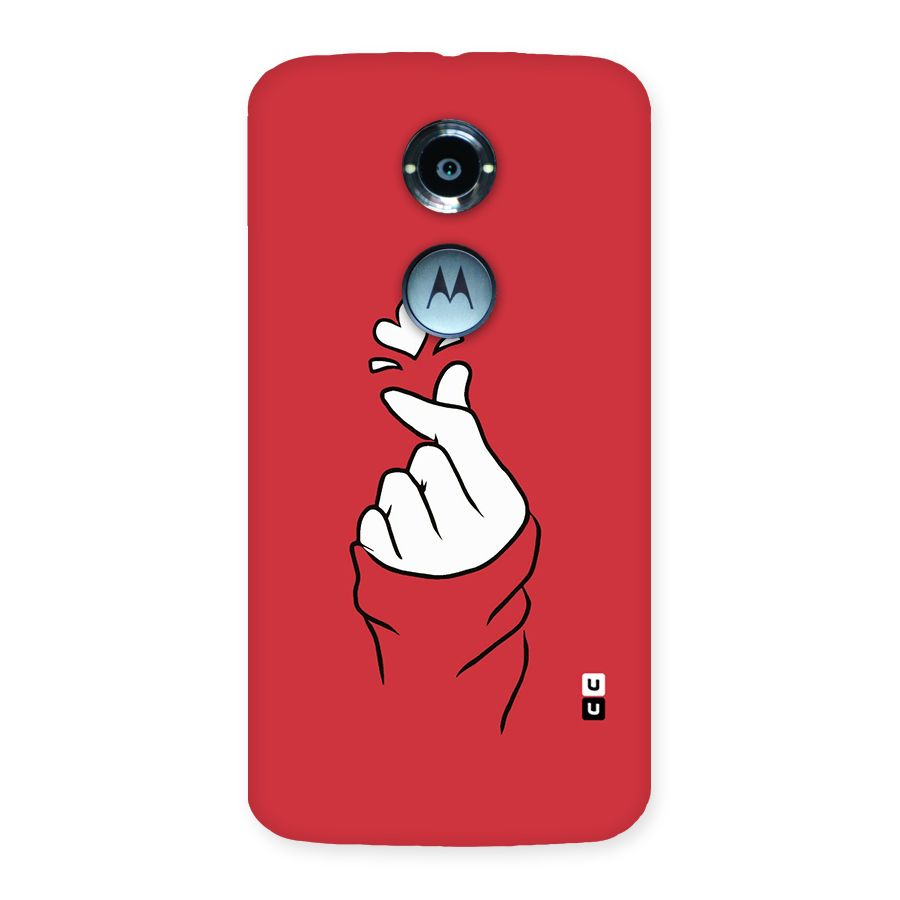 Korean Love Sign Back Case for Moto X 2nd Gen