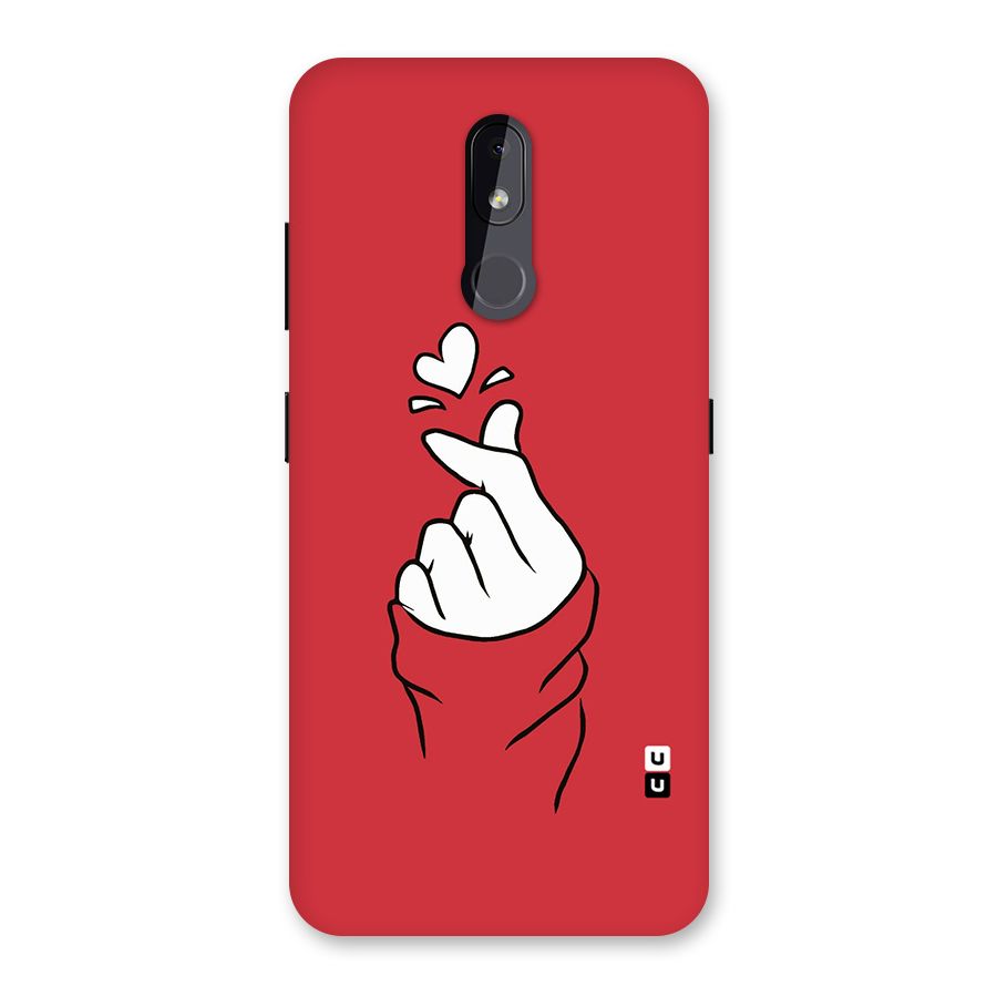 Korean Love Sign Back Case for Nokia 3.2