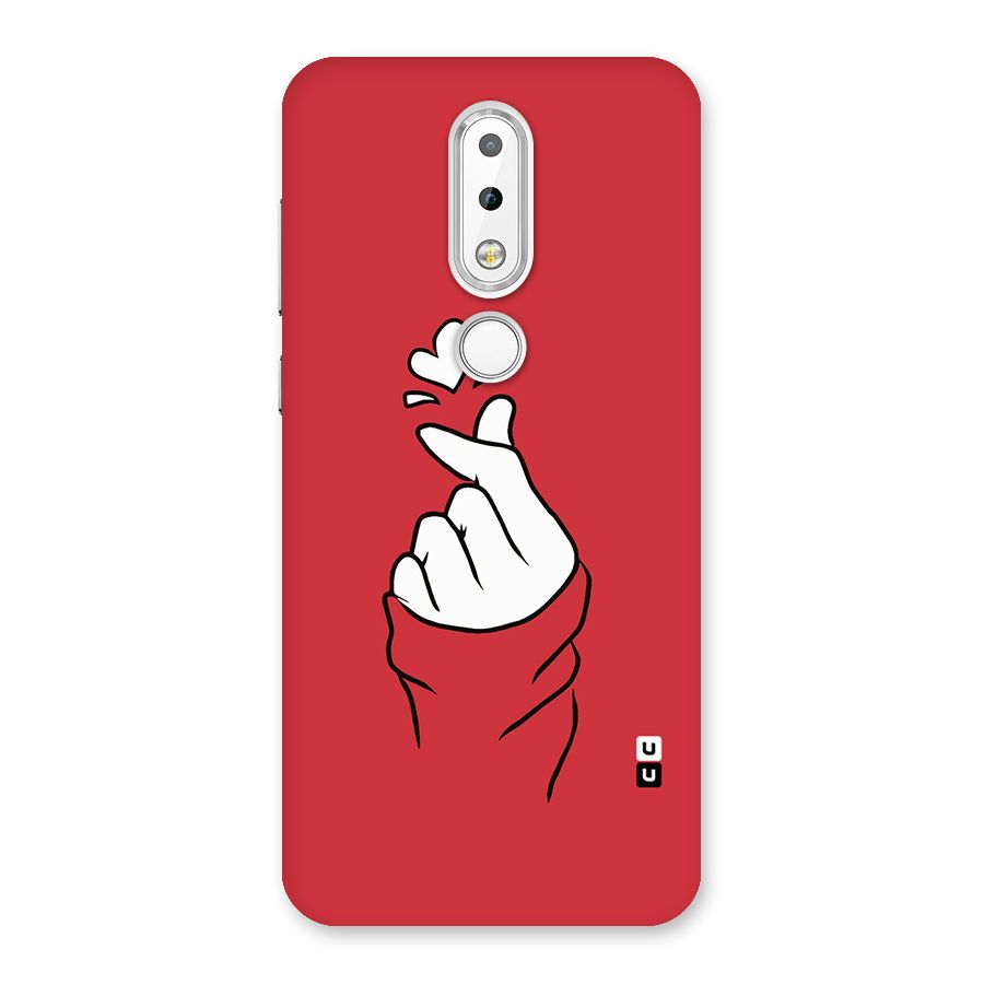Korean Love Sign Back Case for Nokia 6.1 Plus