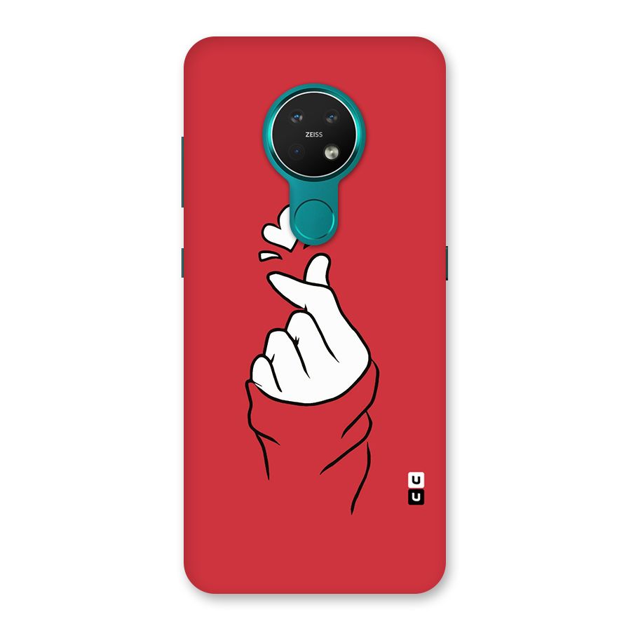 Korean Love Sign Back Case for Nokia 7.2
