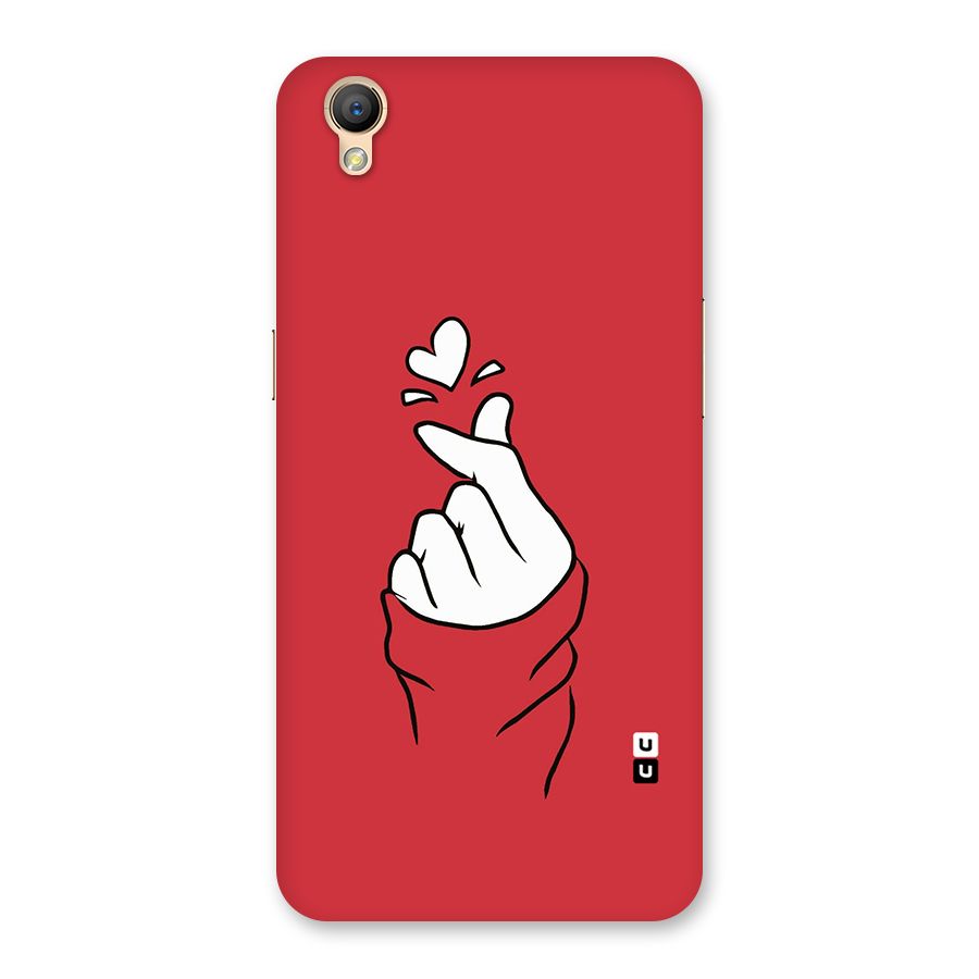 Korean Love Sign Back Case for Oppo A37