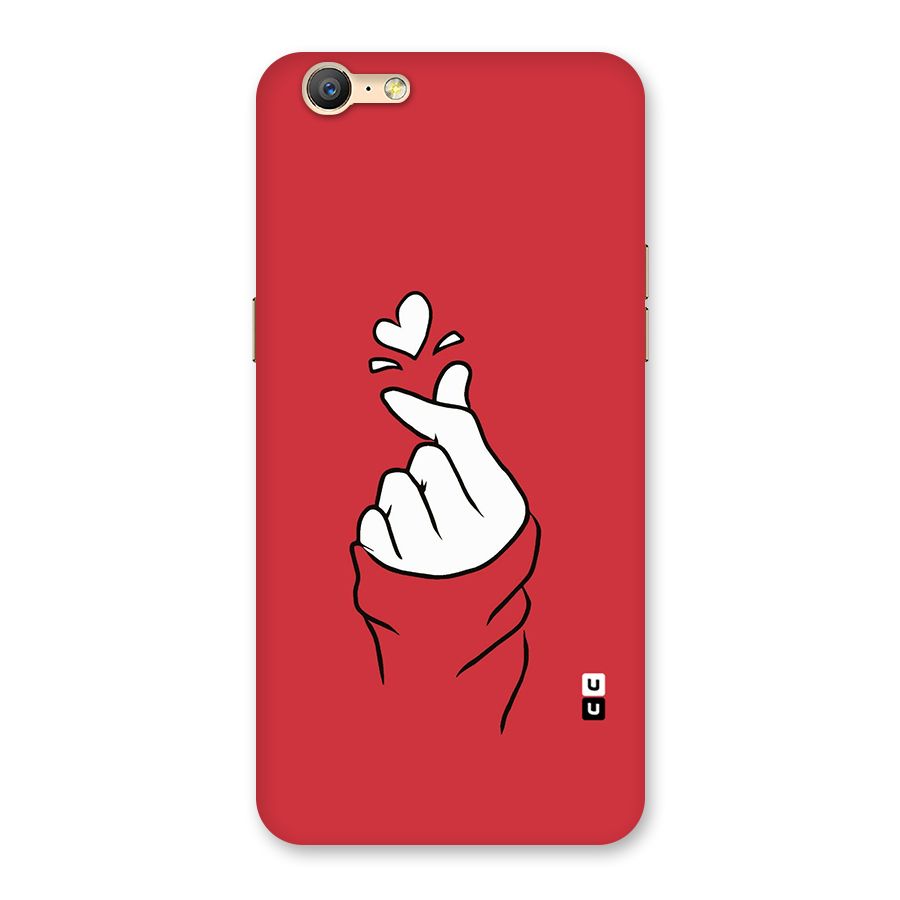 Korean Love Sign Back Case for Oppo A39
