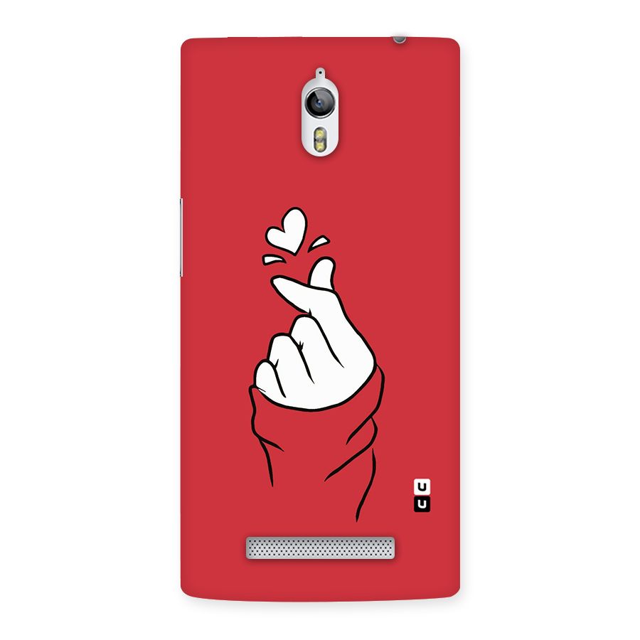 Korean Love Sign Back Case for Oppo Find 7