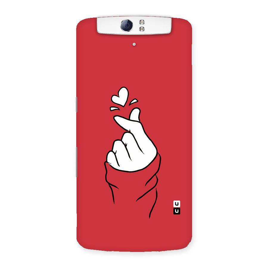 Korean Love Sign Back Case for Oppo N1