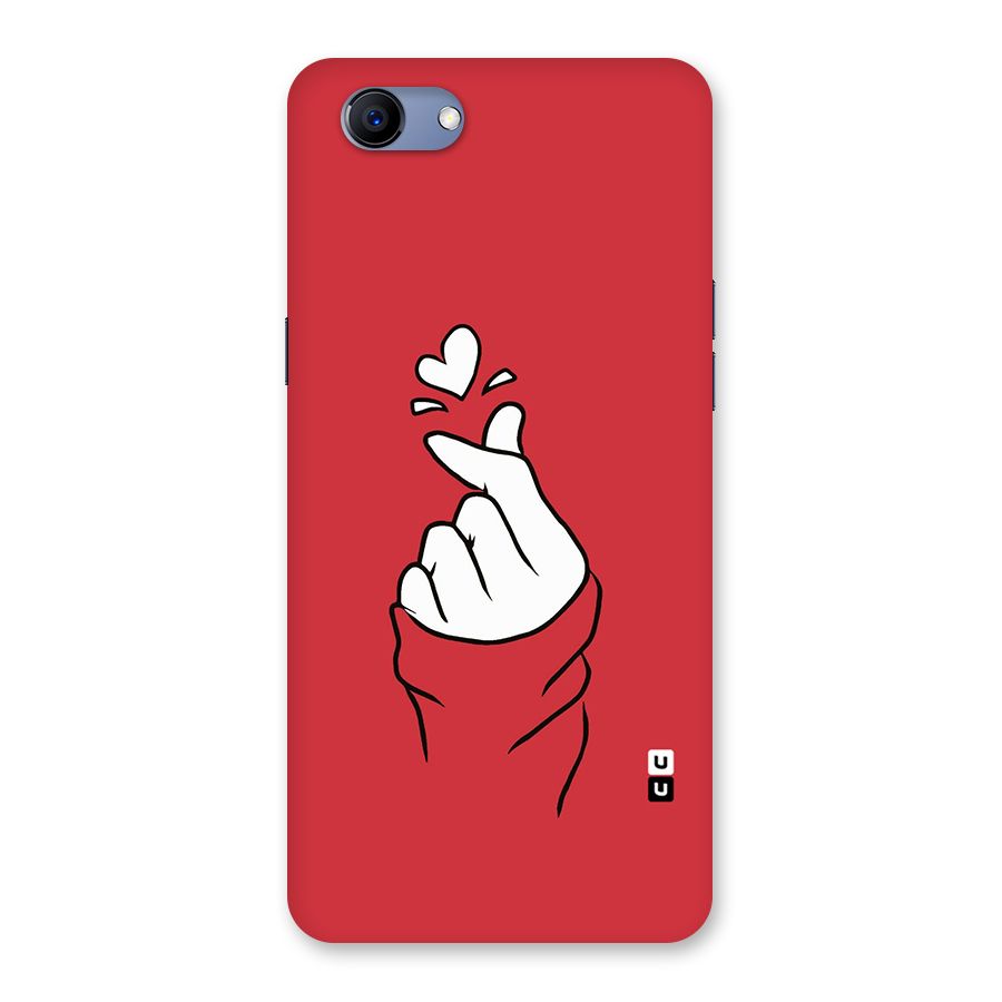 Korean Love Sign Back Case for Oppo Realme 1