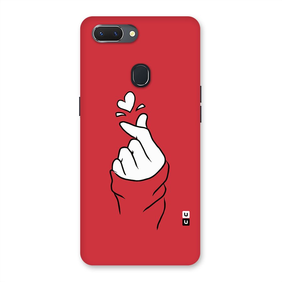 Korean Love Sign Back Case for Oppo Realme 2