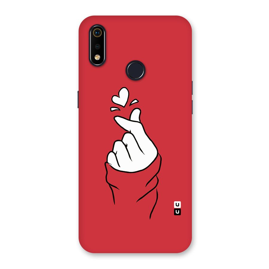 Korean Love Sign Back Case for Realme 3i