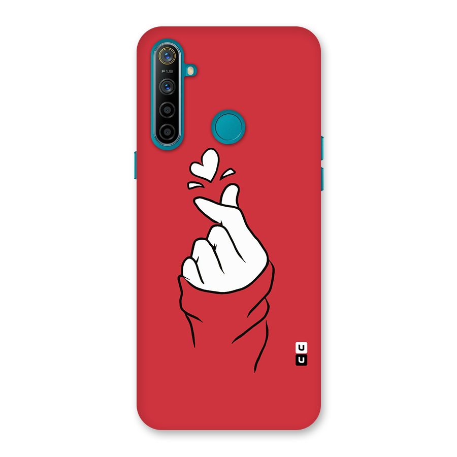 Korean Love Sign Back Case for Realme 5i