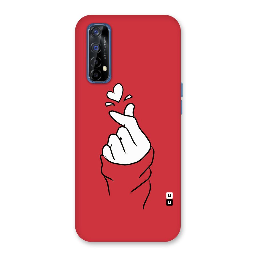 Korean Love Sign Back Case for Realme 7